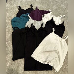 9 nursing tanks. Gently used.